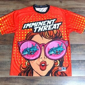 HDLNS Headlines Streetwear Jersey Imminent Threat Droppin Bombs Mens Size Medium